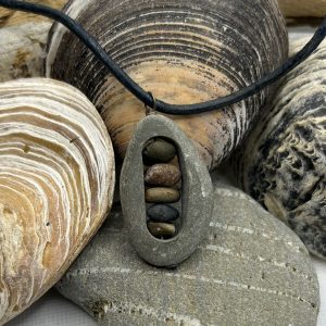 Small Stone Stacker Pendant