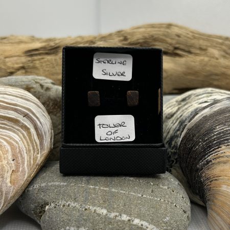 Tower Of London Oak Sterling Silver Earrings