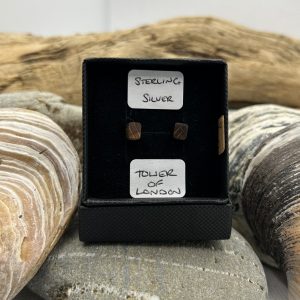 Tower Of London Oak Sterling Silver Earrings