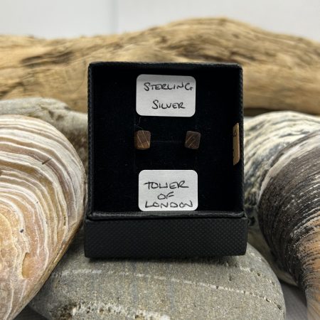 Tower Of London Oak Sterling Silver Earrings