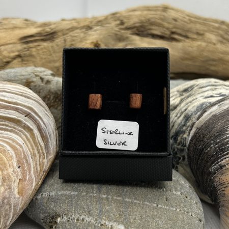 Rosewood Sterling Silver Earrings